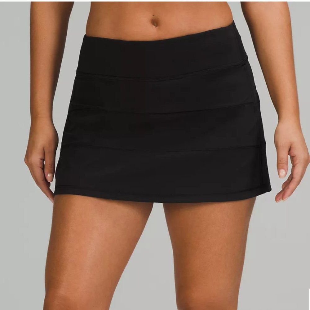 Lululemon Pace Rival Mid-Rise Skirt Long size 10 length 15”